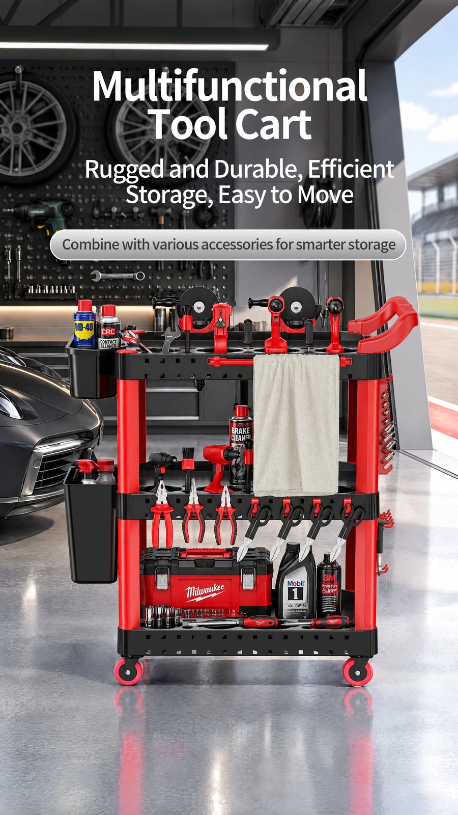 3-Tier Service Cart