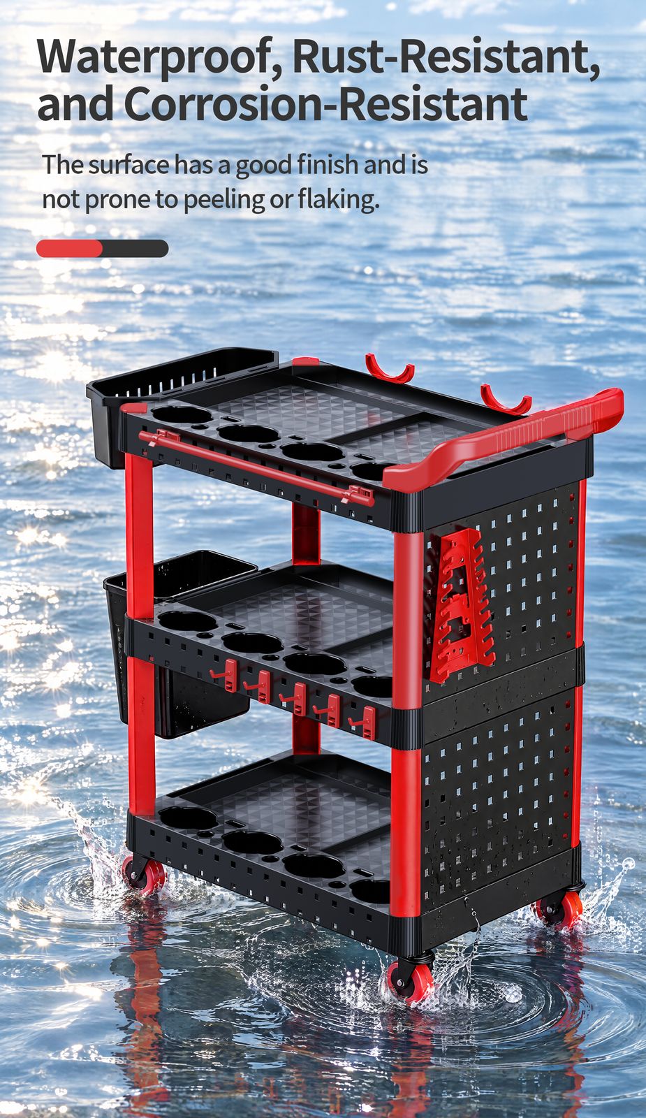 Service cart full view